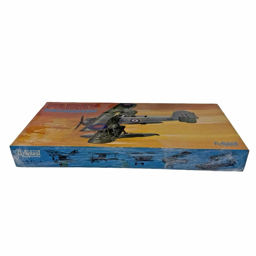 Artiplast Fairey Swordfish Floatplane Model Kit NOS Sealed Made in Italy